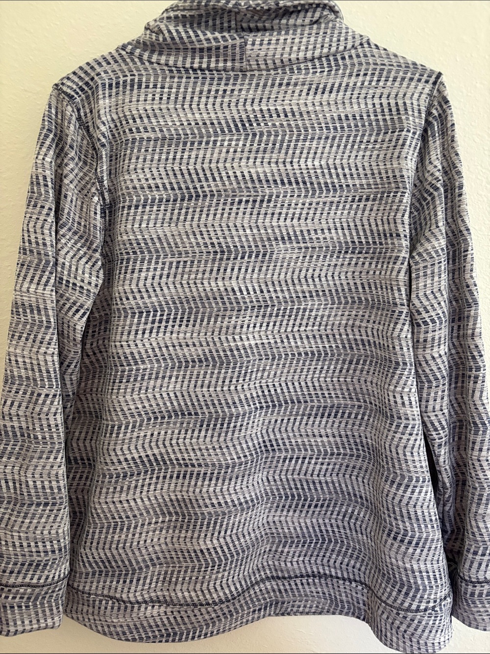 Talbots Navy and White Cowl Neck Pullover - Picture 6 of 6